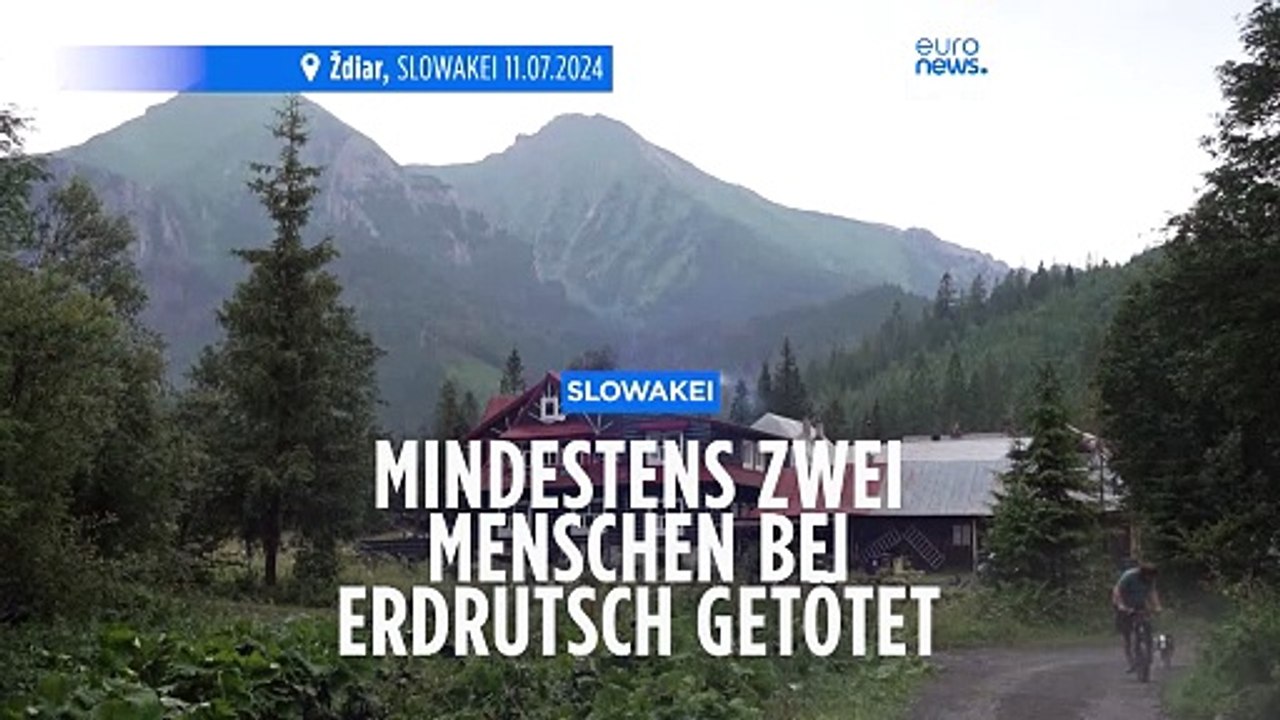 Mindestens zwei Tote nach Erdrutsch in der Slowakei