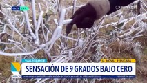 Nevada en Vallegrande deja cultivos congelados y -9 grados de sensación térmica