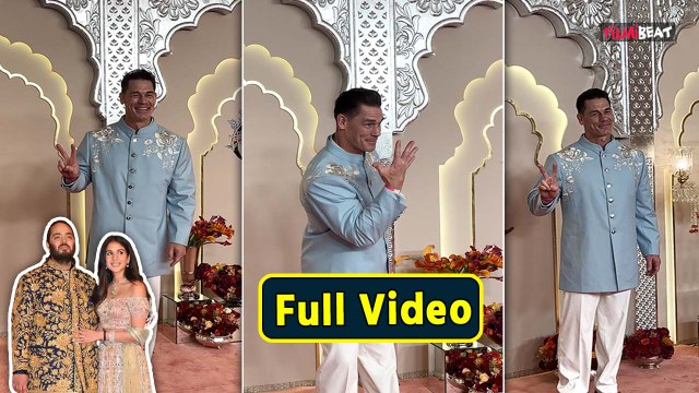 Anant Radhika Wedding: John Cena का Indian Look Viral, Ambani Wedding में शेरवानी में आए नजर!