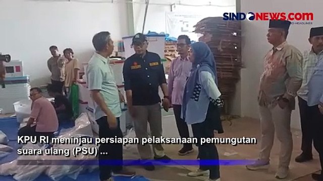 KPU Tinjau Pendistribusian Logistik Pemilu, Jelang Pemungutan Suara Ulang DPD di Sumbar