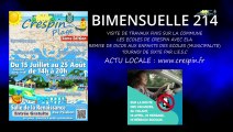 La Bimensuelle 214 (Crespin Tv) Actu Locale juillet 2024
