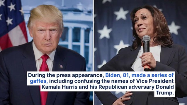 Biden Calls Kamala Harris 'Vice President Trump' At Crucial Press Conference, After Referring To Ukrainian President Zelenskyy As 'President Putin' In Latest Blunder