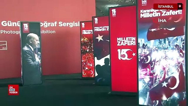 İstanbul Havalimanı'nda 15 Temmuz temalı fotoğraf sergisi açıldı