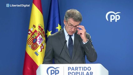 Feijóo contesta a Abascal: "Allá Vox y su disparatado movimiento"