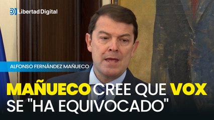 Mañueco sobre Vox: "Pactamos pero no vendemos nuestros principios"