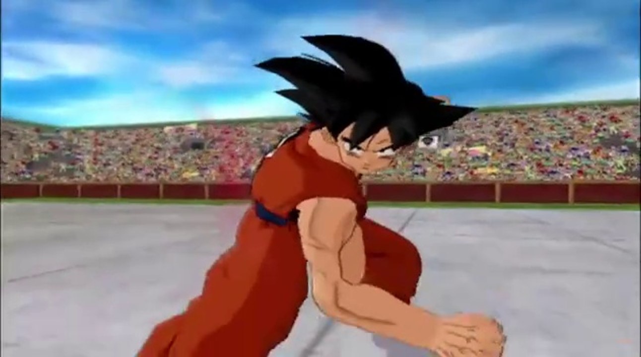 Dragon Ball Z Budokai Tenkaichi 3 - Goku VS Ten Shinhan #dragonballgame #yamcha RJ ANDA