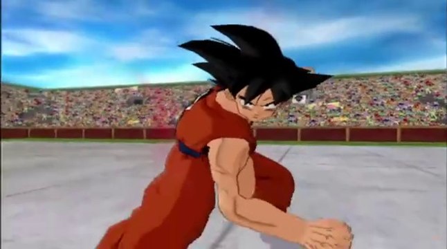 Dragon Ball Z Budokai Tenkaichi 3 - Goku VS Ten Shinhan #dragonballgame #yamcha RJ ANDA
