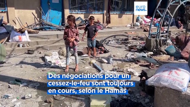 Au moins 15 Palestiniens tués dans une frappe israélienne contre une école gérée par l'UNRWA à Gaza