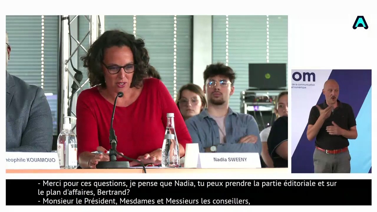 Attribution des fréquences de la télévision numérique terrestre (TNT) : audition du projet "Le Media TV"