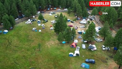 Bin 700 rakımlı Topuklu Yaylası'nda uzayın derinliklerini fotoğrafladılar