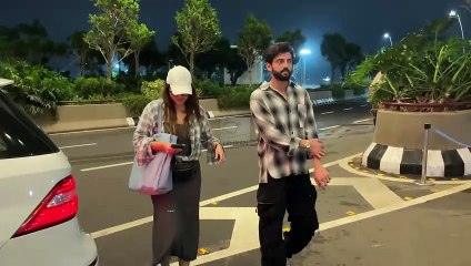 Sonakshi Sinha With Zaheer At Airport Departure