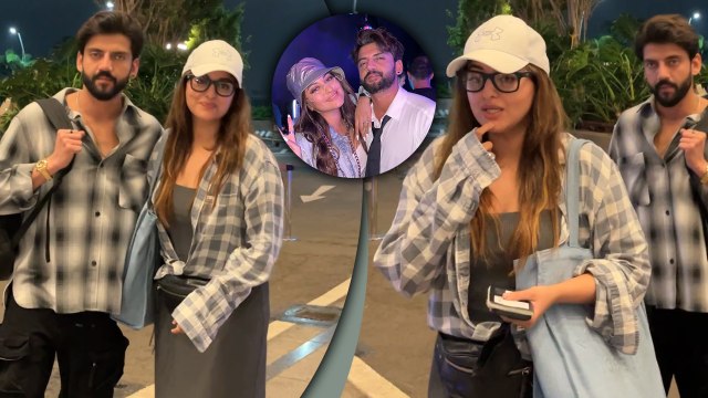 Cute Couple Sonakshi-Zaheer Twin Outfits As They Leave For Airport