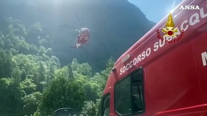 Sondrio, riprese le ricerche del 17enne disperso in un torrente