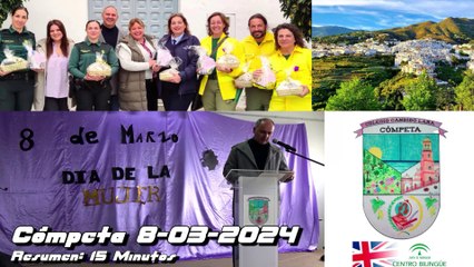 Dia Internacional de la Mujer. Colegio Cándido Lara. Cómpeta 8 de Marzo de 2024