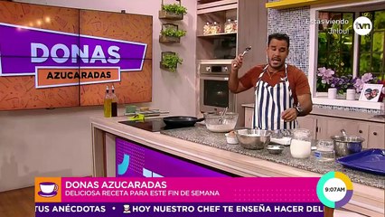 Aprende a hacer una masa de donas azucaradas
