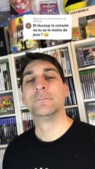 Ma console avec le moins de jeu