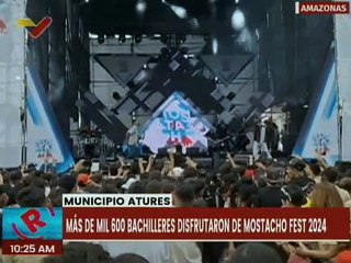 Más de 600 estudiantes del edo. Amazonas disfrutaron el Mostacho Fest 2024