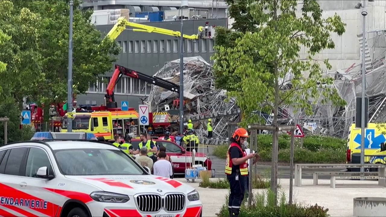 Tote bei einsturz von baugerüst in lausanne