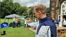 Dan Walker, Dane Whitehouse, Peter Duffield and Pete McKee attend Children's Hospital golf day