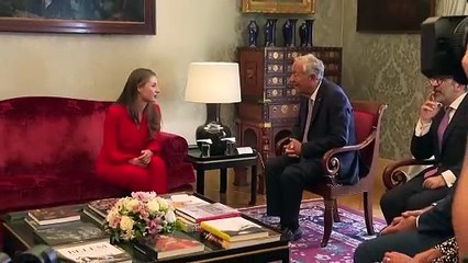 Leonor se felicita de la "amistad sincera" entre España y Portugal en su viaje a Lisboa