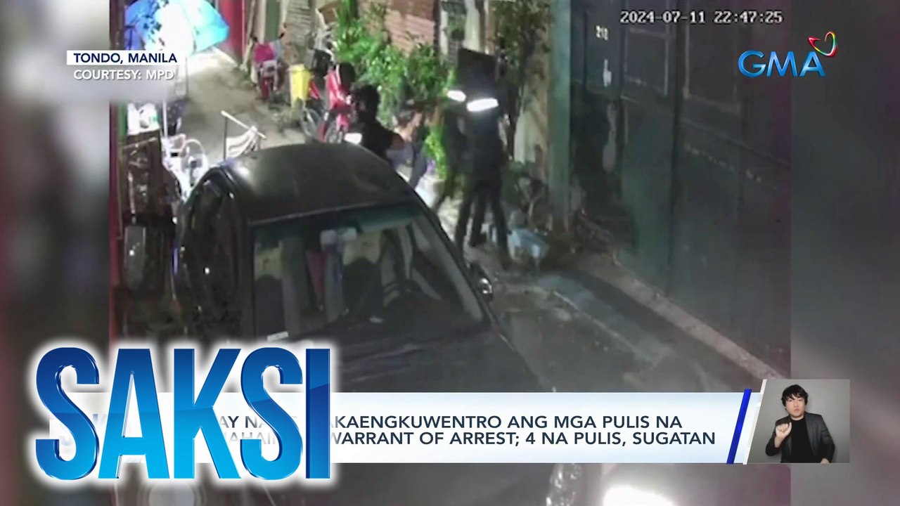 2 patay nang makaengkuwentro ang mga pulis na maghahain ng warrant of arrest; 4 na pulis, sugatan | Saksi