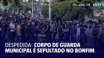 Corpo de guarda municipal é sepultado em Belo Horizonte