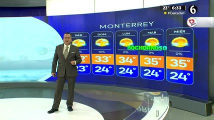 Pronóstico del tiempo para Monterrey, con Abimael Salas - 12 de julio de 2024