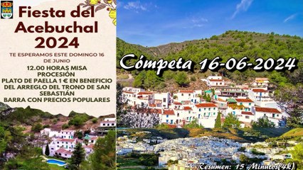 Fiesta del Acebuchal. Cómpeta, domingo 16 de junio de 2024