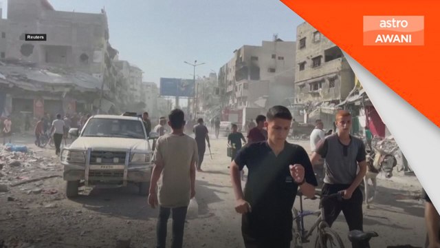 Penduduk kembali ke bandar Gaza selepas tentera Israel berundur