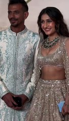 Yuzi Chahal with Dhanashree at Anant Ambani's wedding.    #AnantRadhikaCelebration #ARWeddingCelebrations #anantandradhika #AnantRadhikaWedding #anantwedsradhika #anantambaniwedding  #AnantRadhika #radhikamerchant #wedding