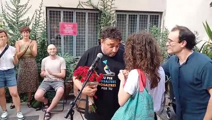 Aplaudiments a Jesús Rodríguez