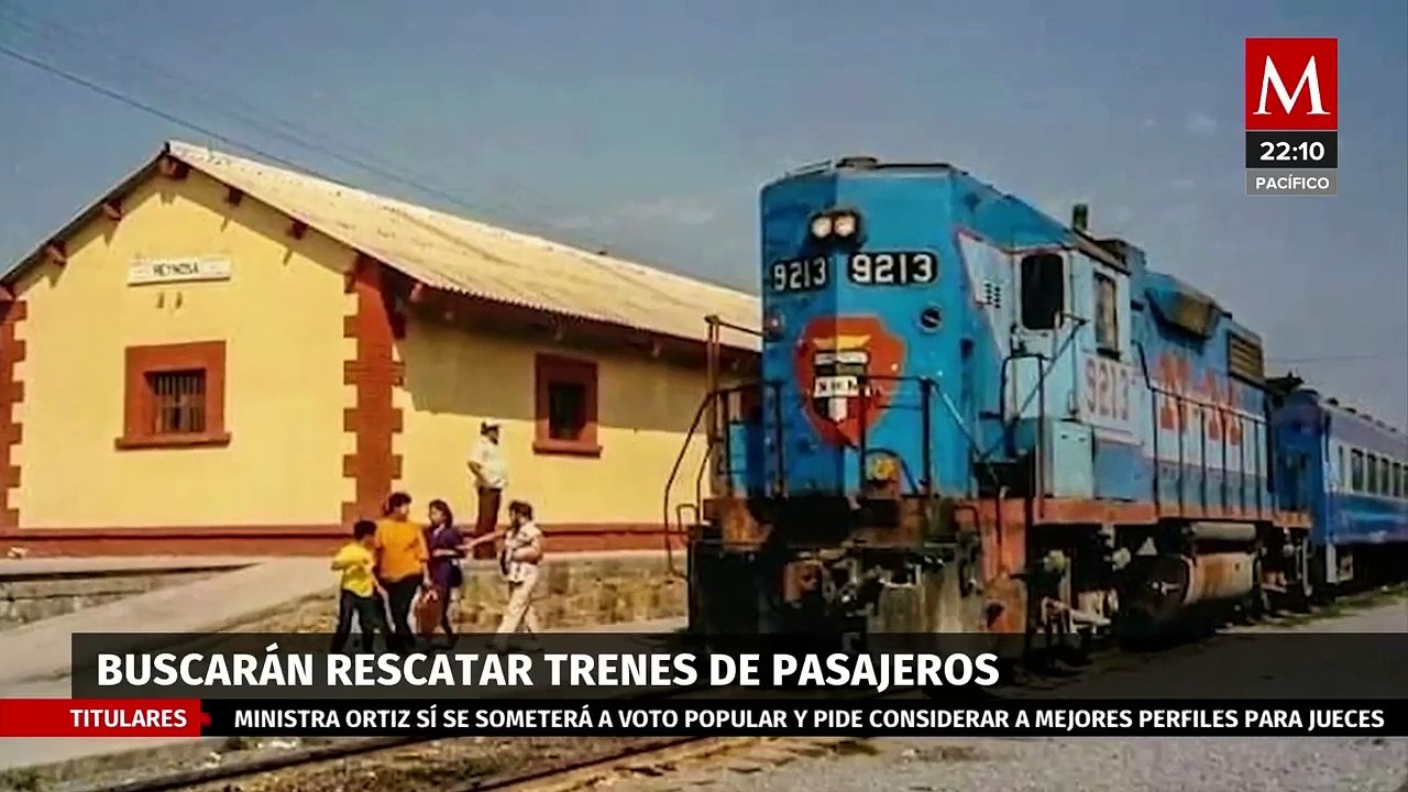 El gobierno de Claudia Sheinbaum busca rescatar trenes de pasajeros
