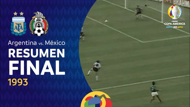 Argentina vs México (2-1) | Copa América 1993 | Final
