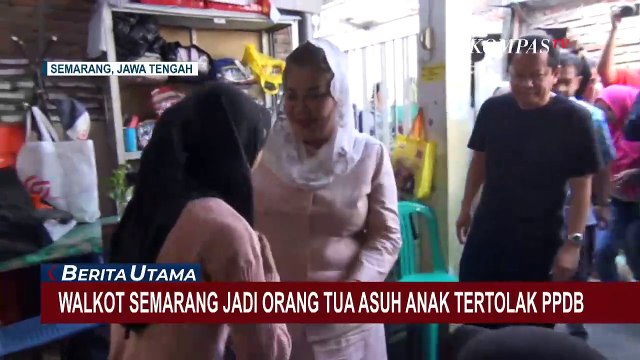 Wali Kota Semarang Jadi Orang Tua Asuh Anak Tertolak PPDB