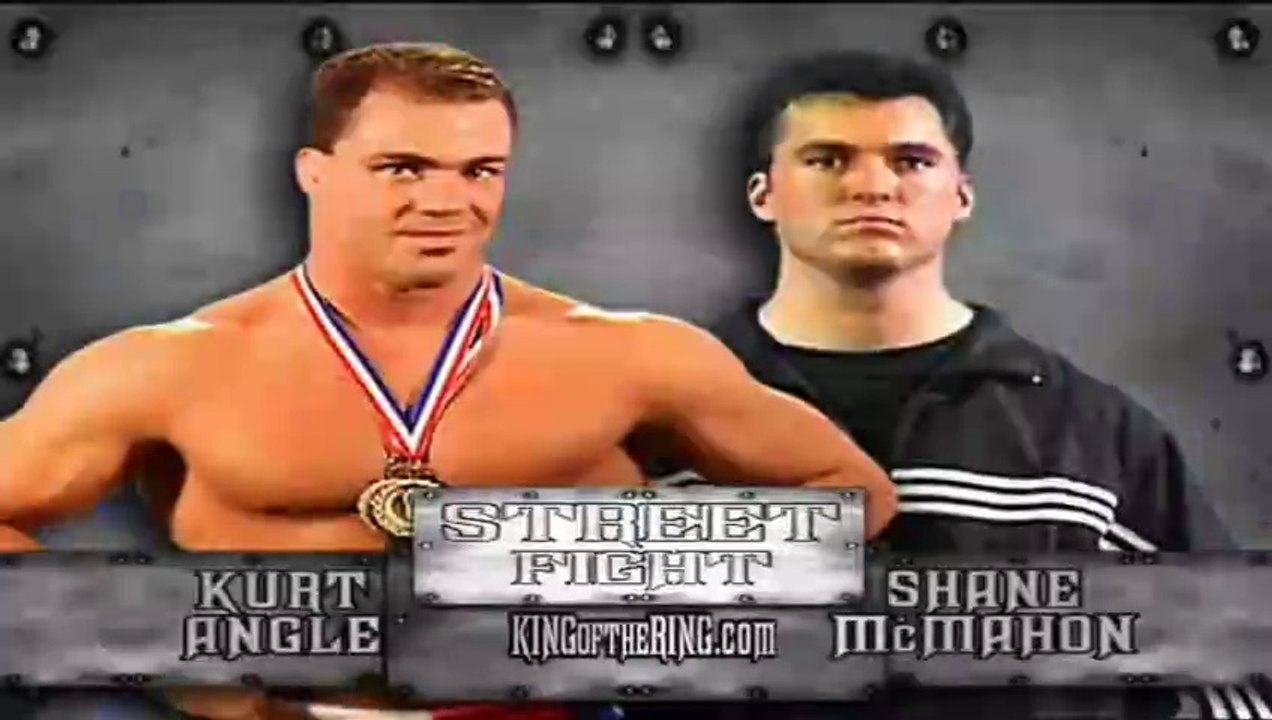 WWF King Of The Ring 2001 - Kurt Angle vs Shane McMahon (Street Fight)