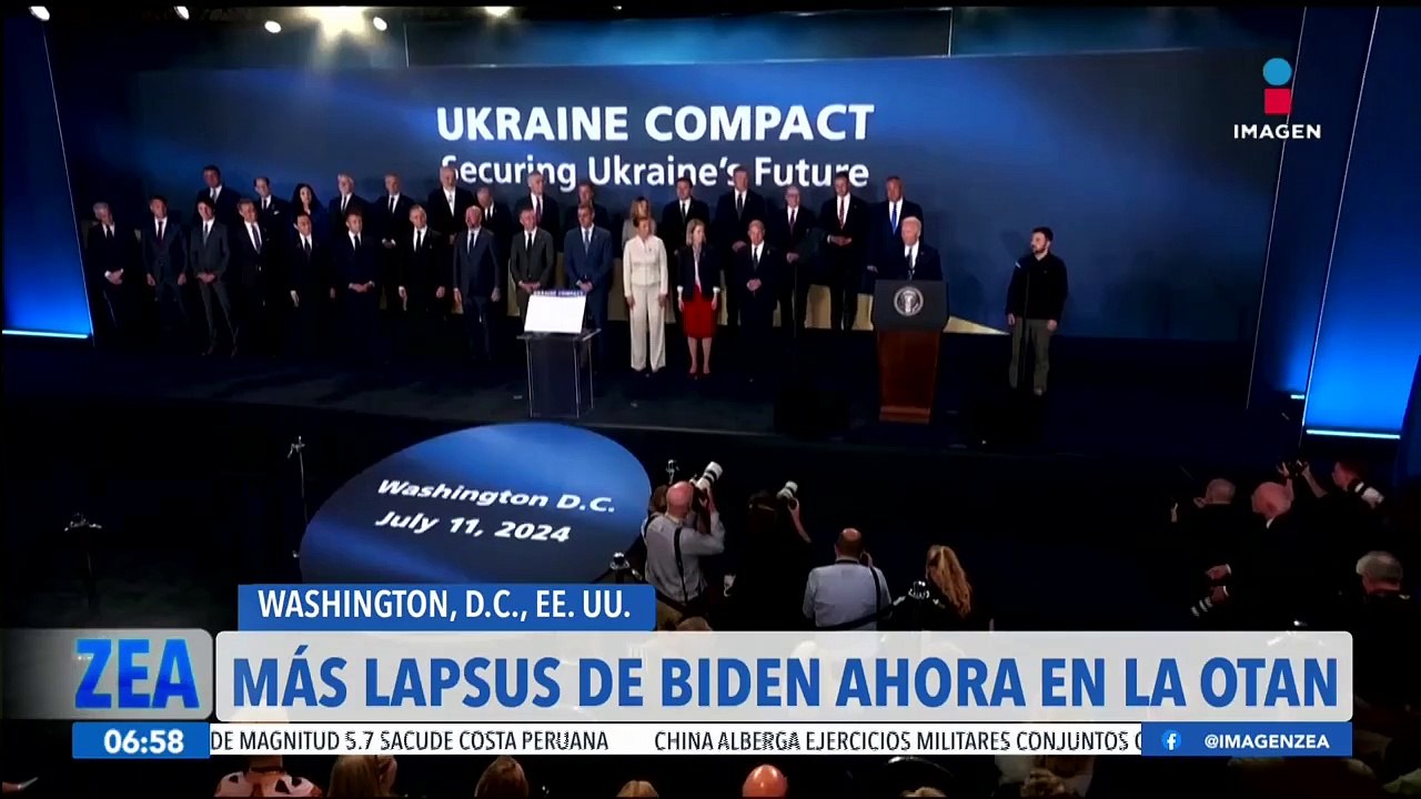 Joe Biden tiene otro lapsus y llama "Putin" a Volodímir Zelenski