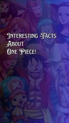 Interesting Facts About One Piece!