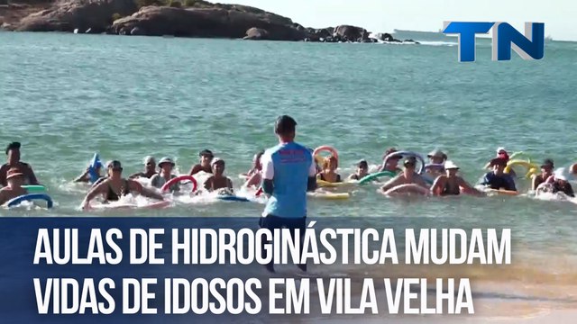 Aulas de hidroginástica mudam vidas de idosos em Vila Velha