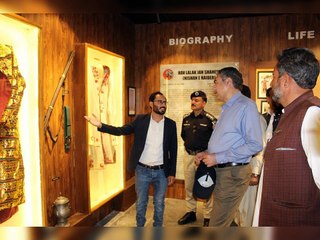 Chief Secretary Abrar Ahmed Mirza visited the mausoleum of Lalak Jan Shaheed N.H. and paid homage