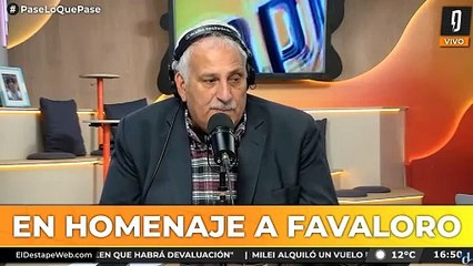 El homenaje de Darío Villarruel a René Favaloro