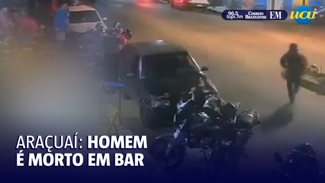 Araçuaí: dois homens que estavam em bar são executados a tiros em MG