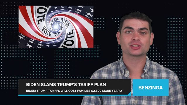 Biden Slams Trump's Tariff Plan, Says Economists Predict $2,500 Extra Yearly Expense for American Families