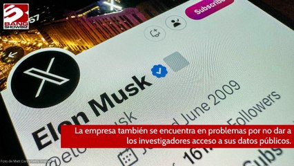 X de Elon Musk acusado de violar las normas de contenido de la UE