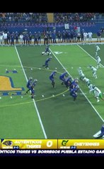 Pase largo y . . . Intercepcion ! ! !