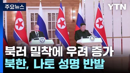 독일·일본 "북러 밀착으로 한반도 긴장 우려"...북한 "나토가 세계평화 위협" / YTN