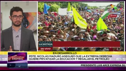 Presidente Nicolás Maduro asegura que no permitirá privatización del petróleo