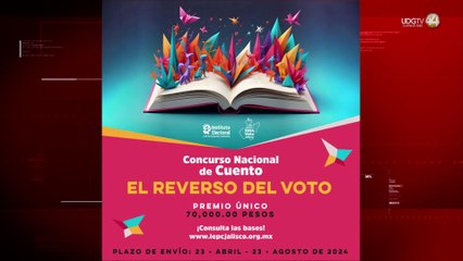 IEPC lanza convocatoria para el Concurso Nacional de Cuento sobre las elecciones 2024