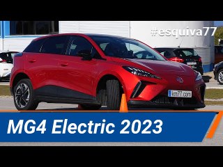 MG4 2023 - Maniobra de esquiva (moose test) y eslalon | km77.com