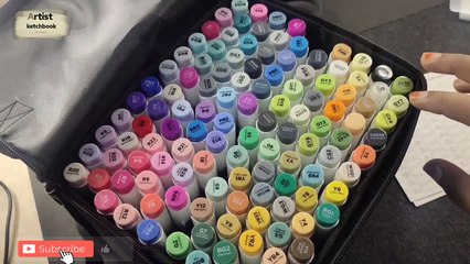 Unboxing Ohuhu Markers