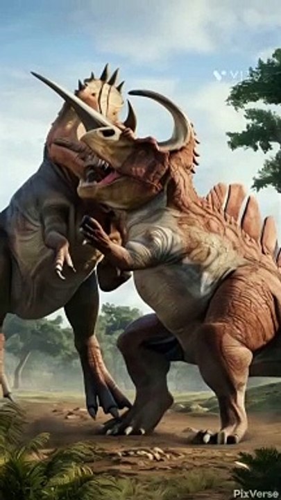 Dinosaur fighting